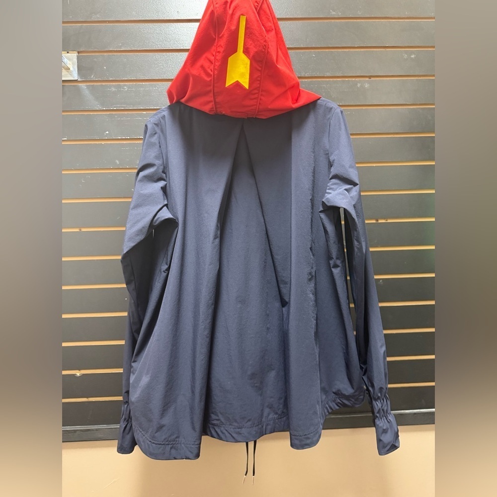 The Upside Navy & Red Hooded Windbreaker Jacket – Women’s M (US 8) - Picture 4 of 4